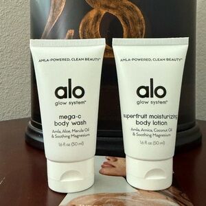 Alo Glow System Body Wash and Lotion Set